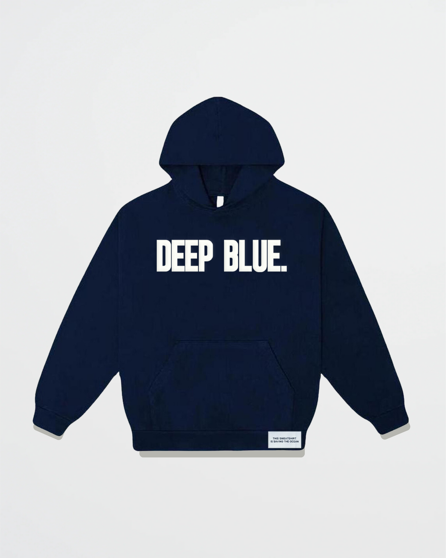 THE NAVY HOODIE - Deep Blue.