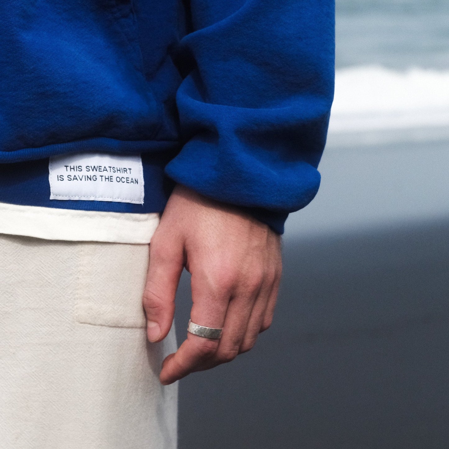 THE COBALT SAVE THE OCEAN HOODIE