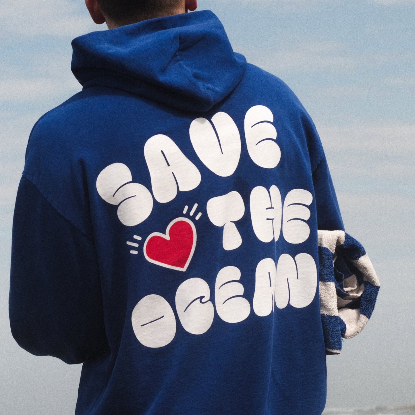 THE COBALT SAVE THE OCEAN HOODIE