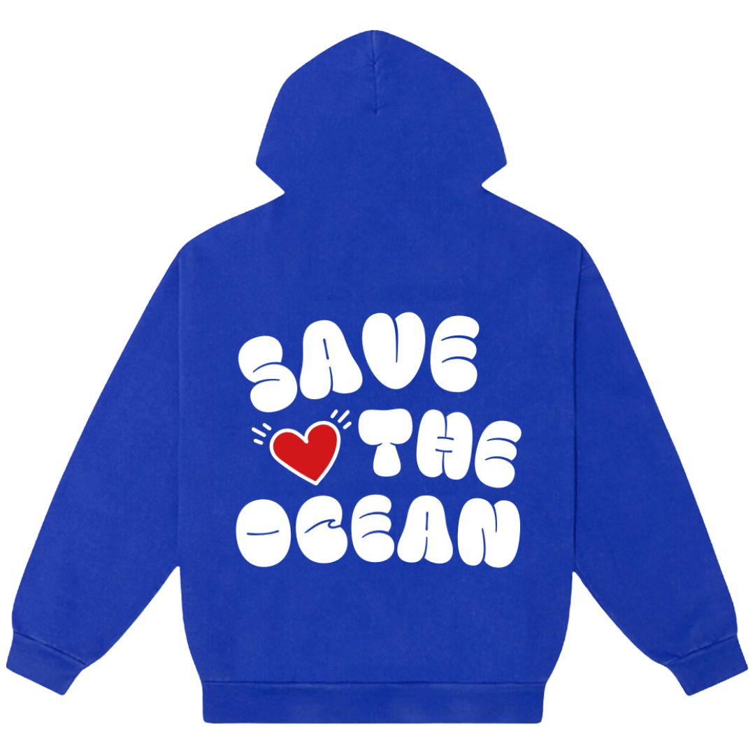 THE COBALT SAVE THE OCEAN HOODIE